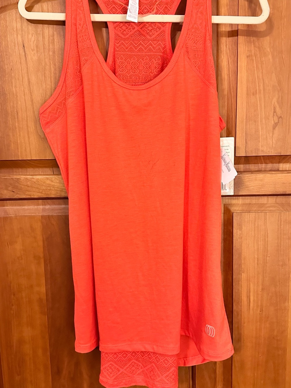 Balance Collection Coral Sleeveless Tank Top XL, 21" P-to-P, NWT, Neiman Marcus